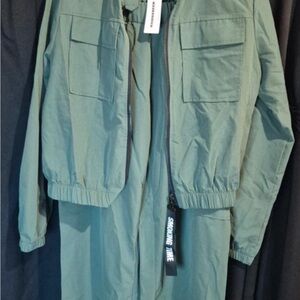CBR Women's Green Military Jacket